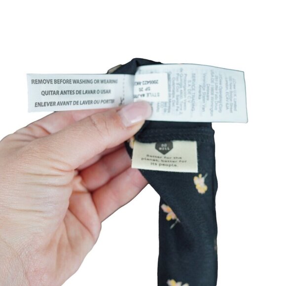 NWT Madewell Drapey V-Neck Button-Back Top in French Daisies Sz XS - Picture 14 of 15